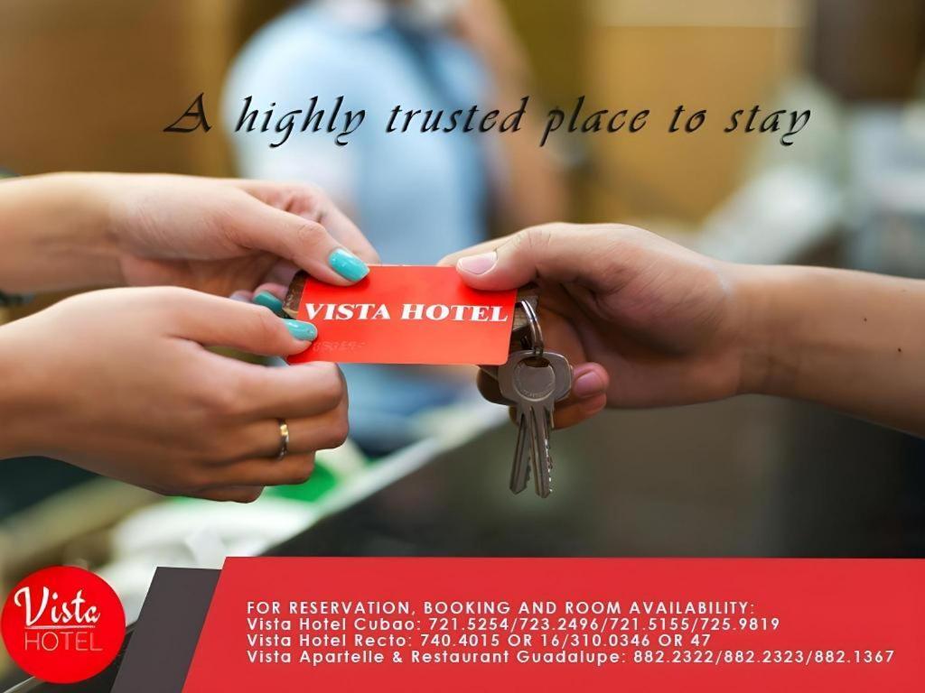 Vista Hotel Cubao Quezon City Exterior foto
